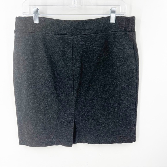 ✅ J. JILL DARK GREY PONTE PENCIL SKIRT SIZE SMALL - Picture 2 of 5